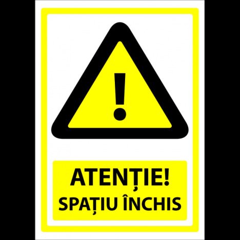 Indicator atentie spatiu inchis